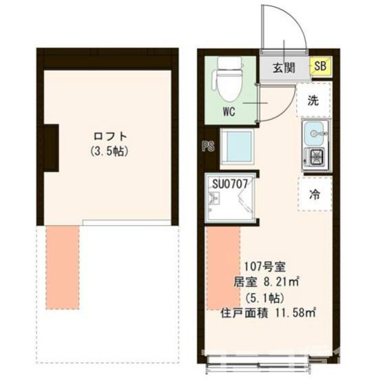 【間取り】 | Park Terrace 富士見台