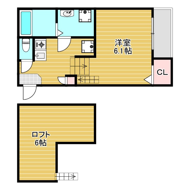 サンライト江坂の間取り