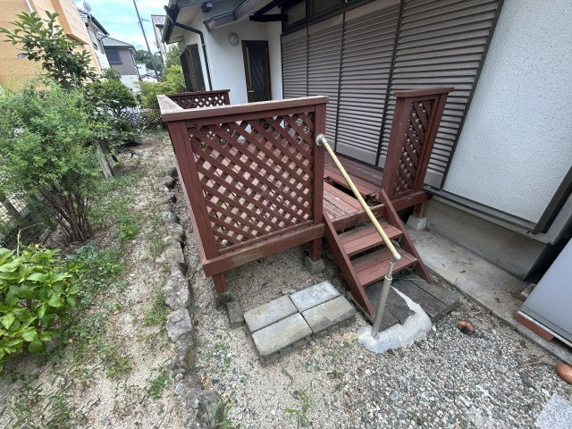 上津二丁目戸建の庭