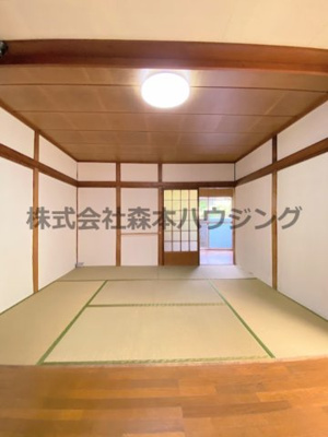 【和室】 | 　四條畷市南野2丁目7テラスハウス | 和室があると、家にあたたかい雰囲気が生まれます
1階