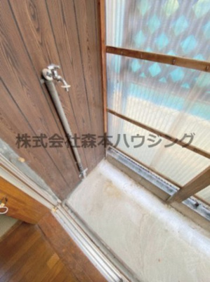 【設備】 | 　四條畷市南野2丁目7テラスハウス | 洗濯機置き場です