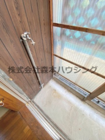 【設備】 | 　四條畷市南野2丁目7テラスハウス | 洗濯機置き場です