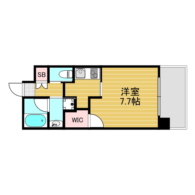 レジディア新大阪2の間取り