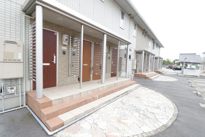 リアン　B棟のエントランス