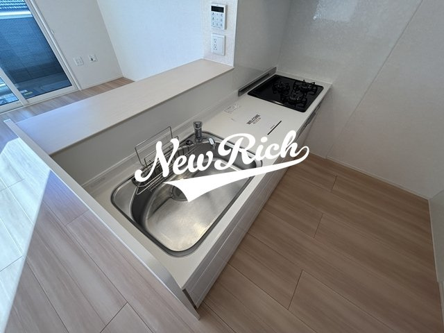 前橋市下新田町のアパートのキッチン