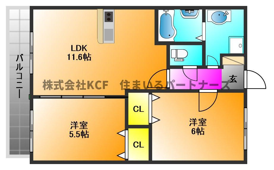 カサグランデ本町の間取り