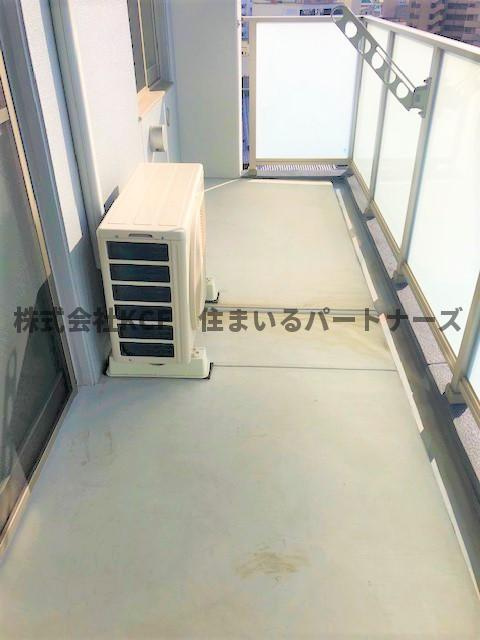 カサグランデ本町のバルコニー|広々としたバルコニーです