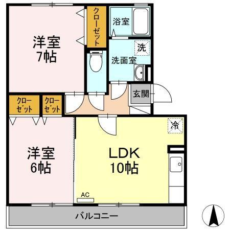 セジュール ｵｯﾂﾍﾞｶﾞの間取り