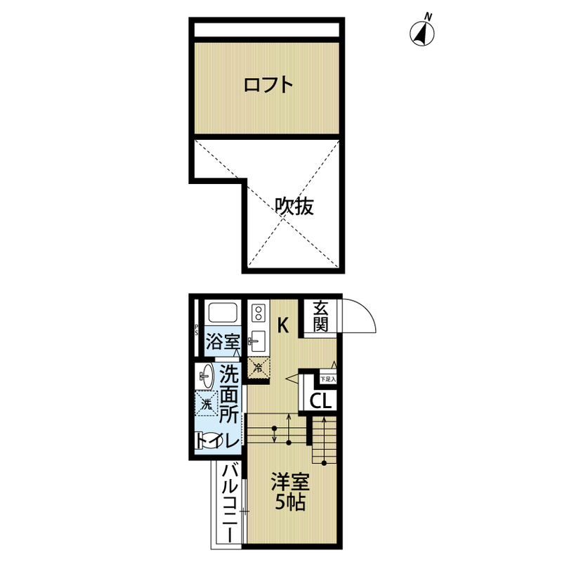 ラピュターの間取り|使いやすい間取りです。