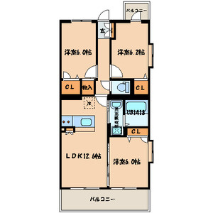ラフィーネ昭南の間取り