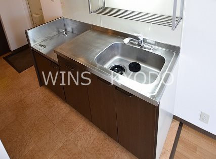 世田谷区桜上水１丁目のアパートのキッチン