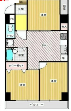 サンライズ目黒の間取り