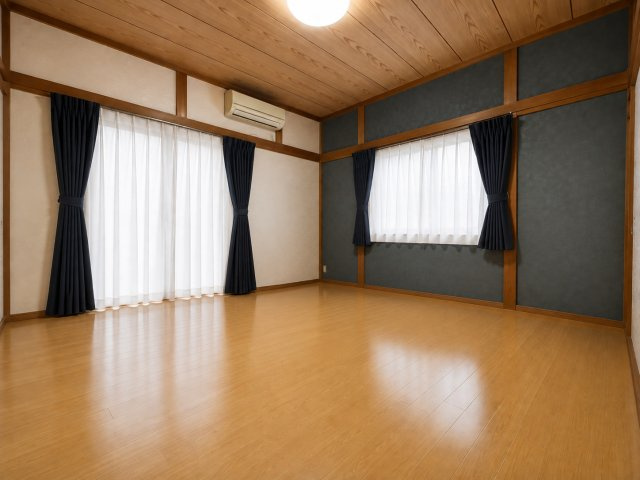 ひたちなか市小貫山２丁目　中古戸建の洋室|※画像の一部はAIを用いて加工・編集しています。実際の状況と異なる場合がありますので、ご了承下さい。