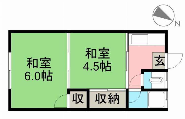 大倉荘の間取り