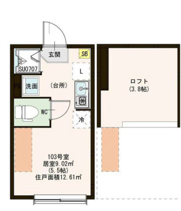 Lucioleの間取り