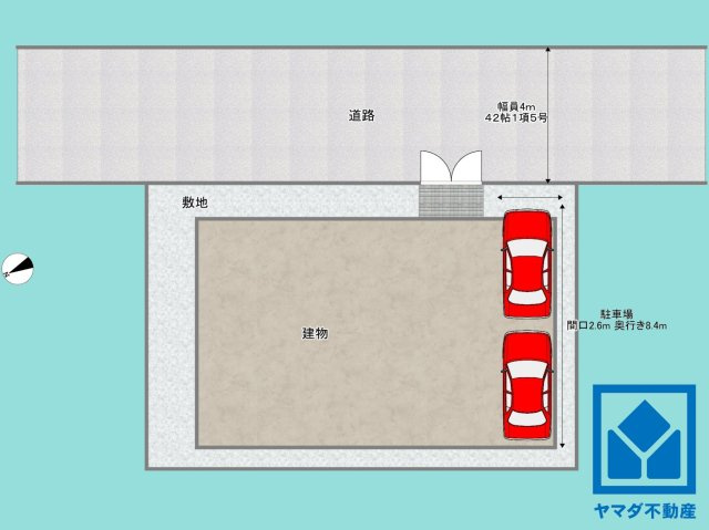 西宮市愛宕山の区画図