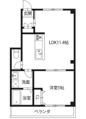 ピースアレグリアの間取り