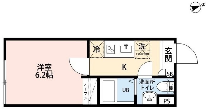 エーテラス赤羽の間取り