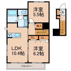 【間取り】 | オークヴィレ | 間取りです。