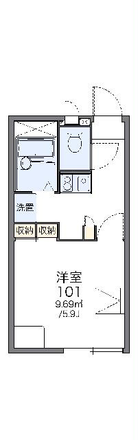 レオパレス輝の間取り