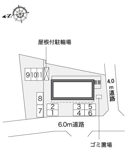 レオパレスフォレ　流山の地図