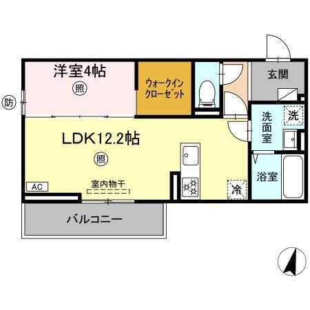 【間取り】 | Ｄグラシア千代町