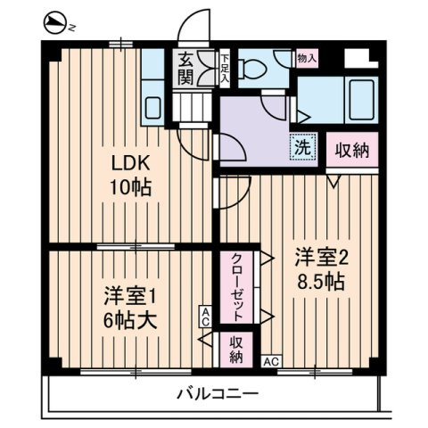 【間取り】 | クレール秀光