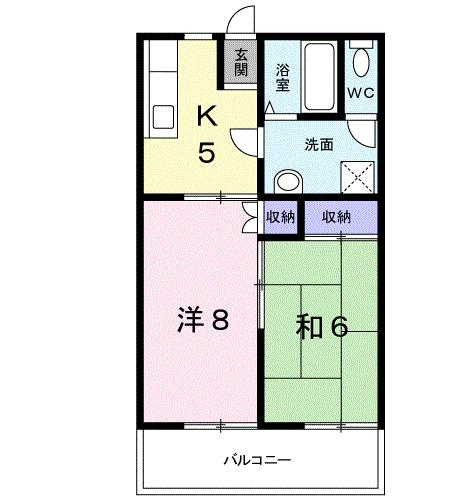 コンフレール　サンパティの間取り