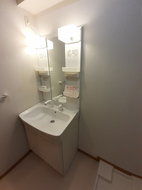 プラシードの洗面所