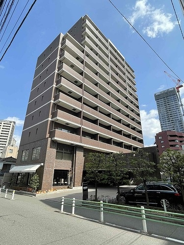 クロスレジデンス白金高輪の外観|建物外観　※2022年4月撮影