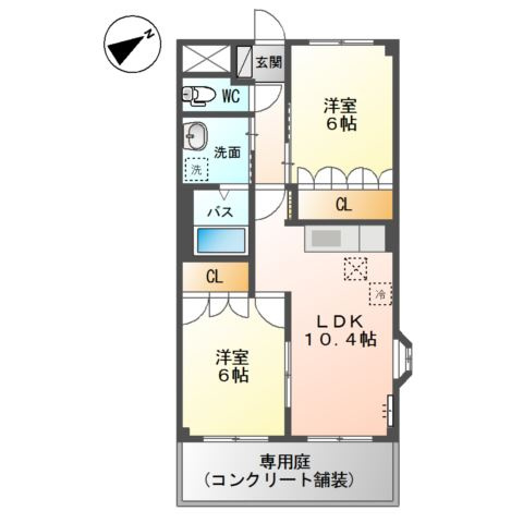 楓の間取り