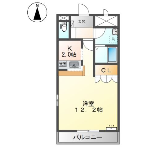 【間取り】 | クレア　フィオーレ