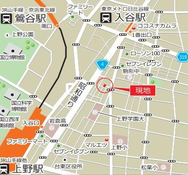 草野ビルの周辺