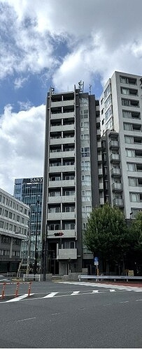 ベルファース市ヶ谷の外観|建物外観　※2024年6月撮影
