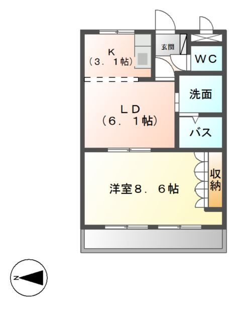 LIVELY　HEIMの間取り