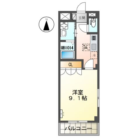 K．コオリナの間取り