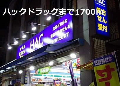 パストラーレの周辺|ハックドラッグまで1700m