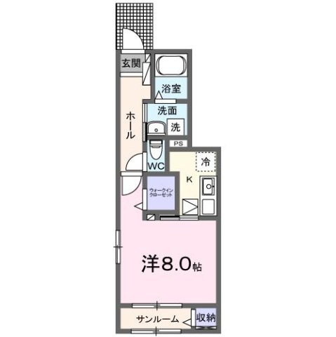 セリーン　ネストの間取り