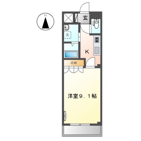 ラ　クローンの間取り