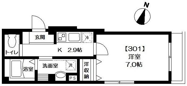ジプソフィリアの間取り