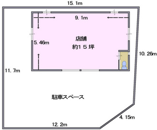 【間取り】 | 田井庄町辻村店舗