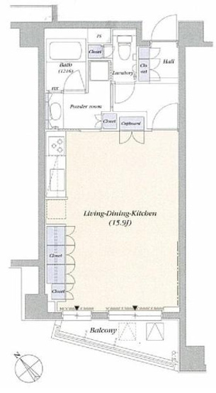 【間取り】 | デュオフラッツ赤坂