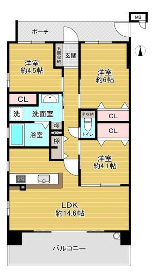 【間取り】 | イニシア鶴見パークウエスト