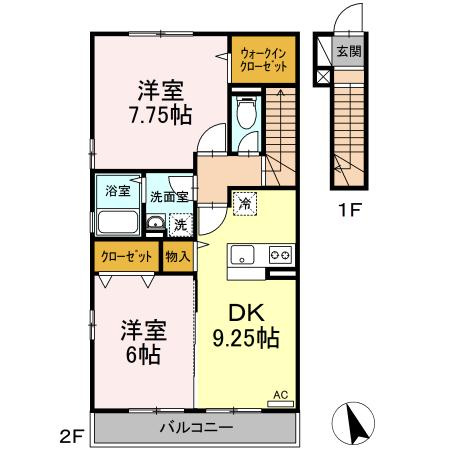 【間取り】 | レグルス-深大寺北町6丁目-