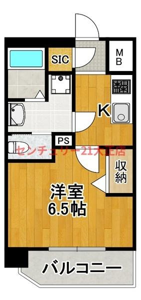 ファーストフィオーレ大正リエートの間取り