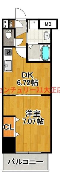 レジデンス朝潮橋の間取り