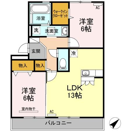 【間取り】 | リビングタウン浜坂 | 間取り