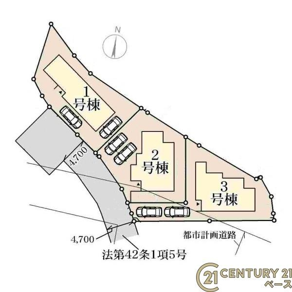 リーブルガーデン吉新 ３号棟 ／新築一戸建の区画図|■こちらの物件は３号棟です！■