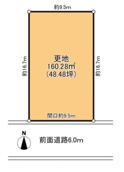 香芝市すみれ野１丁目の売地