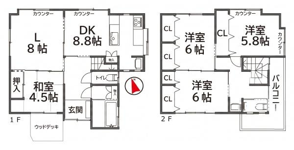 北葛城郡広陵町大塚　一戸建